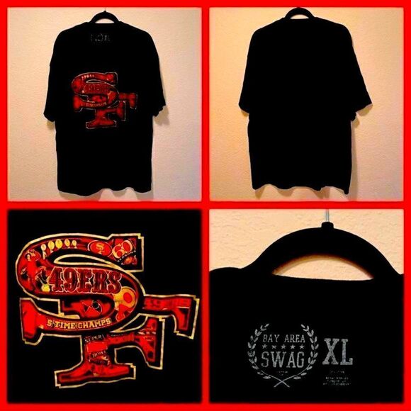 NWOT. GO NINERS! SF 49ers Top. XL. Perfect Gift For Niners Fan! - Picture 1 of 6